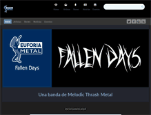 Tablet Screenshot of euforiametal.com